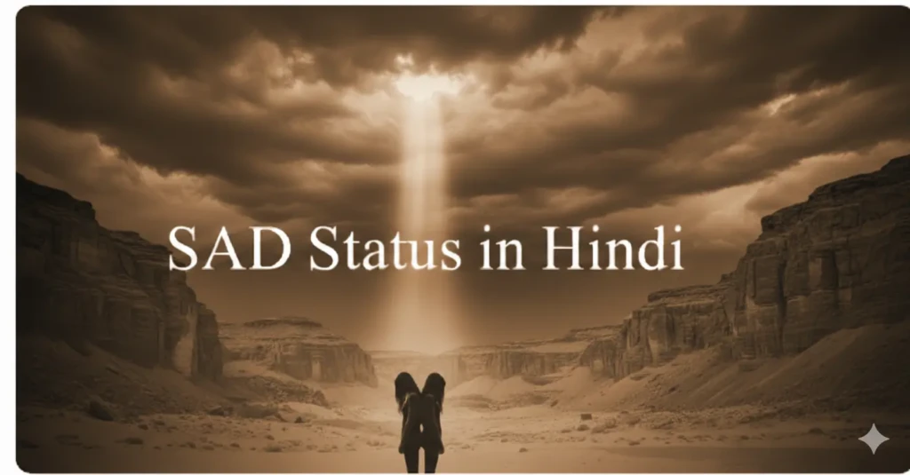 Sad Status shayari in Hindi