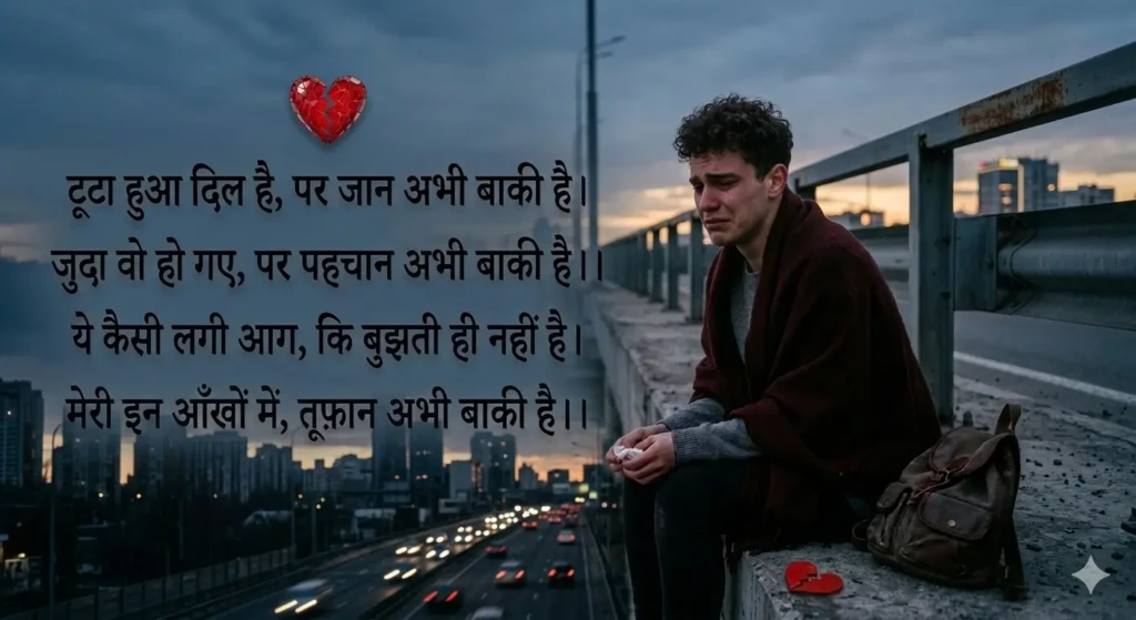 Broken Heart Shayari in Hindi