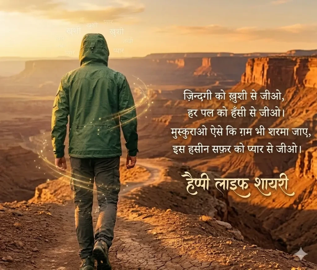 Happy Life Shayari in Hindi