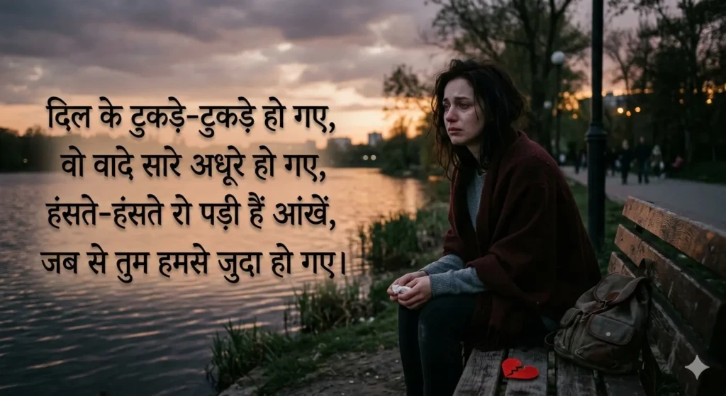 Sad Broken Heart Shayari in Hindi